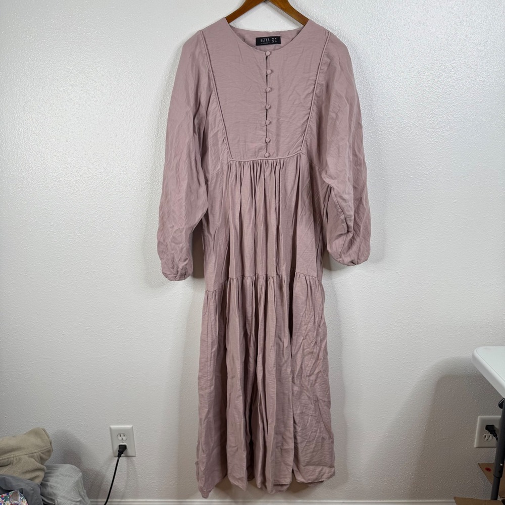 Refka Casual Pink Long‎ Sleeve Dress Size 14